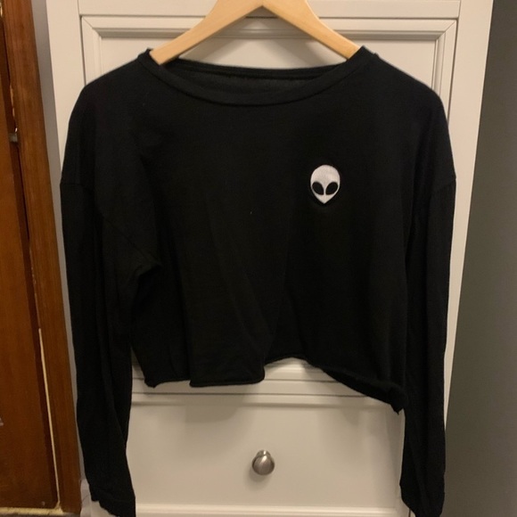 Tops - Alien Crop Top